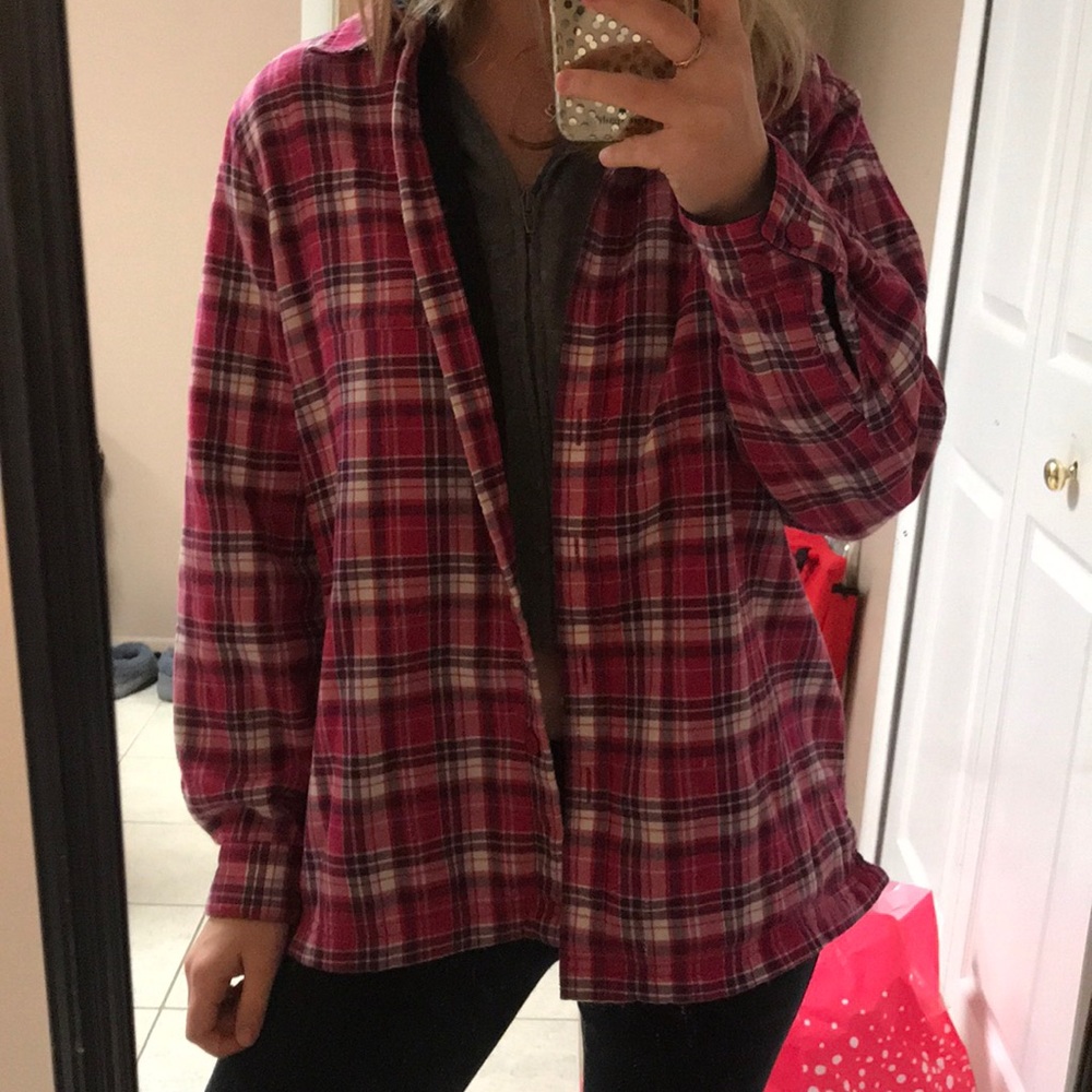 LL bean thick lined flannel